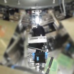 ロータリーインデックス内にカメラを設置